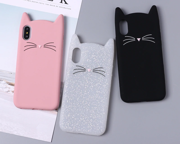 Capa Gato Silicone Iphone X Xs Xs Max The Cases Market