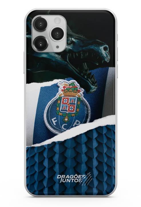 Capa para Samsung Galaxy A21 do Futebol Clube do Porto Nome Fundo